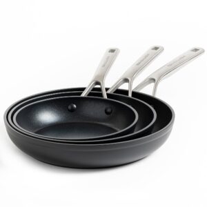 Kitchenaid Stegepander i aluminium 3-pak